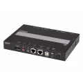 Aten 1-Port 4K DisplayPort KVM over IP Switch with Local or Remote Access Virtual Media Power/LAN Redundancy Audio Remote PCReboot RS-232 Control and with API