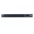 Aten 8-Outlet 1U eco PDU Metered by bank Switched by Outlet (16A) (7x C13 1x C19)