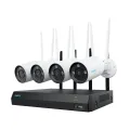 Reolink 4K 12-Channel Dual-Band Wi-Fi 6 NVR Kit with 4pcs 8MP WiFi 6 camera and 1pcs 12-Channel NVR