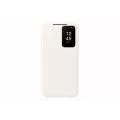 Samsung S23 Smart View Wallet Case Cream