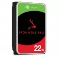 Seagate Technology Ironwolf PRO Enterprise NAS HDD 22TB 7200rpm 6Gb/s SATA 256MB cache 8.9cm 3.5inch 24x7 for NAS RAID Rackmount systems BLK