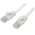 StarTech.com 5m White Cat5e Ethernet Patch Cable with Snagless RJ45 Connectors