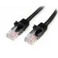 StarTech.com CAT5E PATCH CABLE WITH SNAGLESS RJ45 CONNECTORS - 5 M BLACK