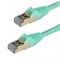 StarTech.com Cable - Aqua CAT6a Cable 7.5 m