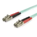 StarTech.com 7m OM3 LC to LC Multimode Duplex Fiber Optic Patch Cable - Aqua - 50/125 - LSZH Fiber Optic Cable - 10Gb (A50FBLCLC7)