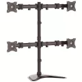 StarTech.com Quad Monitor Stand - Heavy Duty Steel - Adjustable 4 Monitor Stand - For VESA Mount Monitors up to 27in (17.6 lb/8 kg) - Height Adjustable to a Max Height of 32.2 (818 mm)