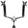 StarTech.com Dual Monitor Mount w/ Full-Motion Arms - Stackable - Interchangeable arms w/ Articulation and Spring-assisted Height Adjustment - Dual Display Mount with Quick Connect Arms