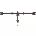 StarTech.com Triple-Monitor Arm - Articulating Arms for Surround Setup - Supports 3 Monitors up to 24in - Steel - Tool-less Height Adjustment - VESA mount 75 x 75 and100 x 100 compatible