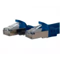 StarTech.com 10 ft Cat 6a Blue Shielded Molded 10 Gigabit RJ45 STP Cat6a Patch Cable