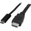 StarTech.com USB-C to HDMI Adapter Cable - 2m (6 ft.) - 4K at 30 Hz - Eliminate clutter by connecting your USB Type-C computer directly to an HDMI display without additional adapters