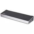 StarTech.com USB C Dock - Triple 4K - 100W USB PD - Mac Windows & Chrome OS - USB-C to 2x DP - USB C to HDMI / Ethernet - 5x USB 3.0