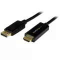 StarTech.com DisplayPort to HDMI converter cable - 6 ft (2m) - DP to HDMI adapter with built-in cable - (M / M) Ultra HD 4K