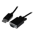 StarTech.com 15 ft DisplayPort to VGA Adapter Converter Cable DP to VGA 1920x1200 Black