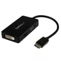 StarTech.com DisplayPort to VGA / DVI / HDMI Adapter â 3-in-1 DP to VGA / DP to DVI / DP to HDMI Converter â DisplayPort to VGA / DisplayPort to DVI / DisplayPort to HDMI â 1920x1200 â Black