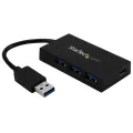 StarTech.com 4-PORT USB HUB - USB 3.0 - USB-A TO 3X USB-A AND 1X USB-C - INCLUDES POWER ADAPTER