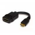 StarTech.com 5in High Speed HDMI Adapter Cable - HDMI to HDMI Mini- F/M