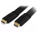 StarTech.com 6 ft Flat High Speed HDMI Cable with Ethernet - HDMI - M/M