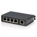 StarTech.com 5 Port Industrial Ethernet Switch - DIN Rail Mountable - Fast 10/100Mbps Unmanaged Network Switch - IP30-rated Housing - Energy-Efficient Ethernet - 12-48V DC Terminal Block Input