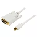 StarTech.com 3 ft Mini DisplayPort to DVI Adapter Converter Cable Mini DP to DVI 1920x1200 - White