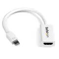 StarTech.com Mini DisplayPort to HDMI 4K Audio / Video Converter - mDP 1.2 to HDMI Active Adapter for Mac Book Pro / Mac Book Air - 4K Ultra HD Video Adapter - 4K 30Hz - White For Apple Mac