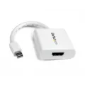 StarTech.com Mini DisplayPort to HDMI Video Adapter Converter - White