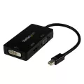 StarTech.com Mini DisplayPort to VGA DVI HDMI Adapter3-in-1 mDP Converter