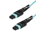 StarTech.com 1m MTP/MPO 12 Fiber 40G OM3 Multi-Mode 50/125 Aqua Plen