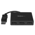 StarTech.com Triple Head DisplayPort 1.2 Multi Monitor MST Hub - DisplayPort 1.2 Multi Stream Video Output Hub - 1x DP (M) to 3x DP (F) Divisor - DisplayPort Multiplicator Hub