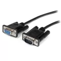 StarTech.com 3m Black Straight Through DB9 RS232 Serial Cable - M/F