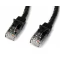 StarTech.com 15 m Black Snagless Cat6 UTP Patch Cable - ETL Verified