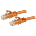 StarTech.com 0.5m Orange Cat6 Ethernet Patch Cable with Snagless RJ45 Connectors