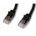 StarTech.com 3 m Black Snagless Cat6 UTP Patch Cable - ETL Verified