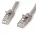 StarTech.com 2m Gray Gigabit Snagless RJ45 UTP Cat6 Patch Cable - 2 m Patch Cord - Ethernet Patch Cable - RJ45 Male to Male Cat 6 Cable