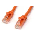 StarTech.com 3m Orange Gigabit Snagless RJ45 UTP Cat6 Patch Cable - 3 m Patch Cord - Ethernet Patch Cable - RJ45 Male to Male Cat 6 Cable