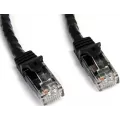 StarTech.com 100 ft Black Gigabit Snagless RJ45 UTP Cat6 Patch Cable - 100ft Patch Cord