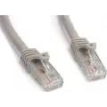 StarTech.com 100 ft Gray Gigabit Snagless RJ45 UTP Cat6 Patch Cable - 100ft Patch Cord