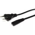 StarTech.com 1m Standard Laptop Power Cord - EU to IEC320 C7 Power Cable Lead - C7 EU Laptop Power Cord - Replacement Laptop Power Cable