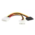 StarTech.com 6in LP4 to LP4 SATA Power Y Cable Adapter