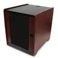 StarTech.com 12U Office Server Cabinet w Wood Finish and Casters - Wood Enclosed Server Cabinet - 12U Office Server Rack