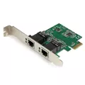 StarTech.com Dual Port Gigabit PCI Express Server Network Adapter Card - PCIe Gigabit NIC - 1 Gbps Dual Port Server Adapter - Dual Port Network Card - 2 Port Ethernet Card - PCIe Dual NIC Card