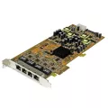 StarTech.com 4 Port Gigabit Power over Ethernet PCIe Network Card - PSE / PoE PCI Express NIC - PCI Express GbE Quad Port NIC - PoE Card - 4 Port Network Card