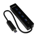 StarTech.com 4 Port Portable SuperSpeed USB 3.0 Hub with Built-in Cable