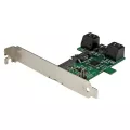 StarTech.com Port multiplier controller card - 5-port SATA to single SATA III - Expansion slot mounted 1:5 SATA 6 Gbps - 1 to 5 SATA Port multiplying controller card