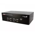 StarTech.com 4 Port DVI VGA Dual Monitor KVM Switch USB with Audio