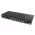 StarTech.com 8 Port 1U RackMount USB KVM Switch with OSD