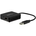 StarTech.com USB to Fiber Optic Converter - Open SFP - 100Mbps - Windows / Mac / Linux - USB to Ethernet Adapter - USB Network Adapter