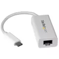 StarTech.com USB-C to Gigabit Ethernet Network Adapter - USB 3.1 Gen 1 (5 Gbps) - USB Type-C Ethernet Adapter with Native Driver Support - USB Powered - Compactfor Portability - White