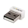 StarTech.com USB 150Mbps Mini Wireless N Network Adapter 802.11ng 1T1R USB WiFi Adapter White