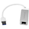 StarTech.com USB 3.0 to Gigabit Network Adapter - Silver - Sleek Aluminum Design for MacBook Chromebook Tablet - USB Gigabit Adapter with Native Driver Support (Windows Mac and Chrome OS)