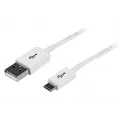 StarTech.com 1m White Micro USB Cable - A to Micro B